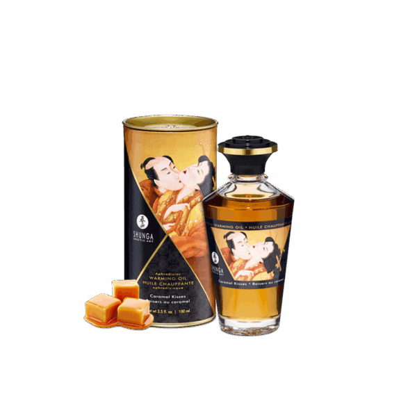 Huile chauffante aphrodisiaque - Baisers caramel